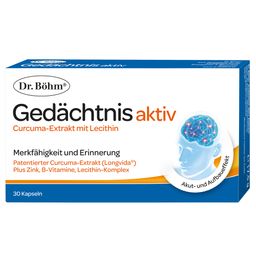 Dr. Böhm® Gedächtnis aktiv - die Antwort auf Vergesslichkeit: für Konzentration & geistige Leistung