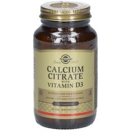 Solgar® CALCIUM CITRATE	MIT VITAMIN D3