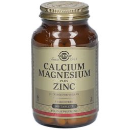 Solgar® CALCIUM, MAGNESIUM PLUS ZINC