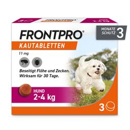 FRONTPRO® Kautablette für Hunde (2-4kg)