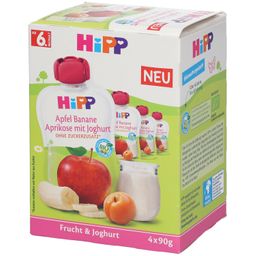 HiPP Apfel Banane Aprikose mit Joghurt ab dem 6. Monat