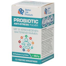 Better Life Products Probiotic Anti-Stress Pulver mit Inulin