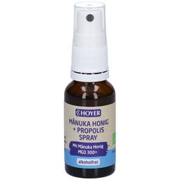 Hoyer Manuka Honig + Propolis Spray alkoholfrei – für Hals & Rachen