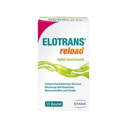 ELOTRANS® reload Apfel-Geschmack, isotonische Elektrolyt-Glucose-Mischung, vegan
