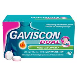 GAVISCON Dual Kautabletten gegen Sodbrennen & Verdauungsstörungen