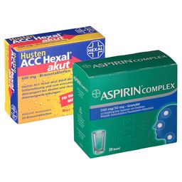 Aspirin® Complex Granulat + Husten ACC Hexal® akut