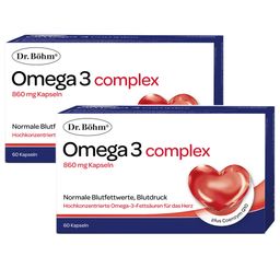 Dr. Böhm® Omega 3 complex Kapseln - Für normale Blutfettwerte und ein gesundes Herz