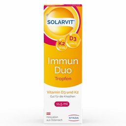 D3 Solarvit K2 Tropfen mit Vitamin D3 & Vitamin K2, individuelle Dosierung