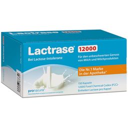 Lactrase® 12,000 - Laktase Kapseln bei Laktoseintoleranz