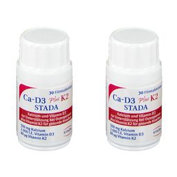 Ca-D3 Plus K2 STADA Kalzium, Vitamin D3, Vitamin K2