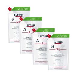 Eucerin pH5 Waschlotion für Körper, Gesicht und Hände – bietet empfindlicher und trockener Haut eine milde Reinigung & bewahrt die Schutzfunktion der Haut
