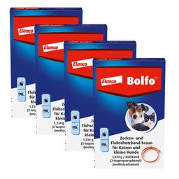 Bolfo® Zecken- und Flohschutzband braun für Katzen und kleine Hunde