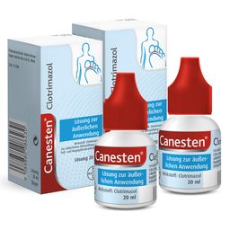Canesten® Clotrimazol Lösung zur Behandlung von Haut-, Fuß- und Nagelpilz