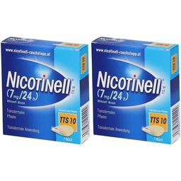 NICOTINELL® Transdermales Pflaster TTS 10 Doppelpack - Jetzt 10% sparen mit dem Code nicotinell10*