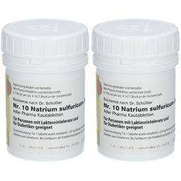 Adler Schüssler Salze Nr. 10 Natrium sulfuricum D6 Kautabletten