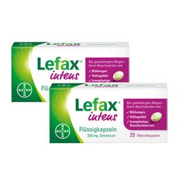 Lefax® intens Flüssigkapseln bei Blähungen und Völlegefühl
