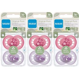 MAM Original Pure Silikonschnuller 16+ Monate (Farbe/Motiv nicht wählbar)