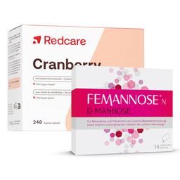FEMANNOSE®N bei Blasenentzündung + Redcare Cranberry