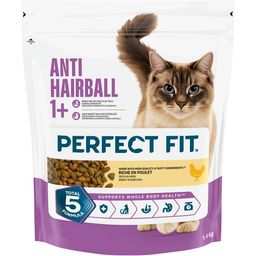 Perfect Fit Cat Trockennahrung 1,4 kg Anti Hairball 1+ mit Huhn