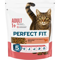 Perfect Fit Cat Trockennahrung 1,4 kg Active 1+ Reich an Rind