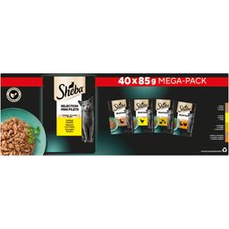 Sheba Frischbeutel 85g 40 Pack Selection in Sauce Geflügel Variation