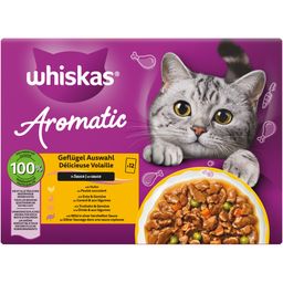 Whiskas Frischebeutel Aromatic Selection Geflügel Auswahl in Sauce