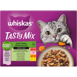 Whiskas Frischebeutel Tasty Mix Chef's Choice in Sauce