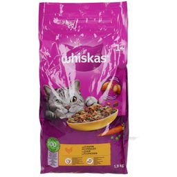 Whiskas Trocken mit Huhn 1+ 1,9kg