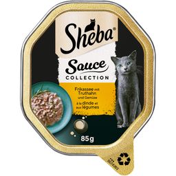 Sheba Schale 85g Sauce Collection Frikassee mit Truthahn und Gemüse