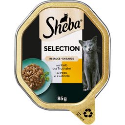 Sheba Schale 85g Selection in Sauce mit Kalb und Truthahn