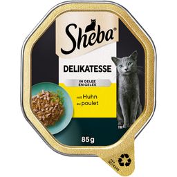 Sheba Schale 85g Delikatesse in Gelee Geschnetzeltes mit Huhn