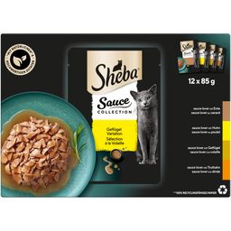 Sheba Frischbeutel 85g 12 Pack Selection in Sauce Geflügel Variation