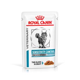 ROYAL CANIN® Veterinary SENSITIVITY CONTROL HUHN MIT REIS Feuchtnahrung für Katzen