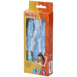 Nûby Zahnbürsten-Set + 3 Monaten (Farbe nicht wählbar)