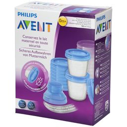 Philips Avent 10 Plastikbehälter zur Aufbewahrung von Muttermilch