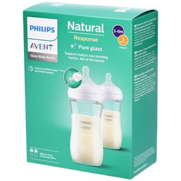 PHILIPS AVENT Natural Response Babyflasche aus Glas