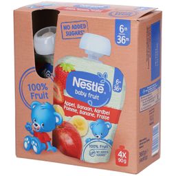 NESTLE Baby Fruit® Trinkflaschen Apfel-Banane-Erdbeere