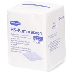 ES-Kompresse, 8-fach, unsteril, 7,5 x 7,5 cm
