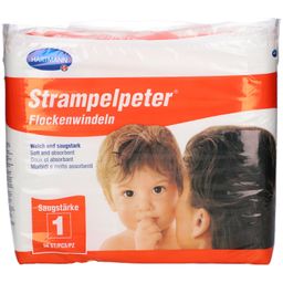 Hartmann Strampelpeter Flockenwindeln 35x11 cm 56 Stück Saugstärke 1