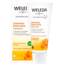 Weleda Calendula-Zahncreme - mit mineralischem Putzkörper reinigt die Zähne sanft & gründlich
