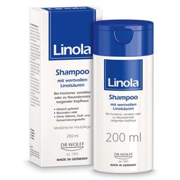 Linola Shampoo - Haarpflege für trockene, empfindliche oder zu Neurodermitis neigende Kopfhaut