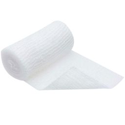 DracoElfi elatische Fisxierbinde 8 cm x 4 m cellophaniert