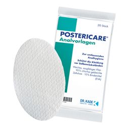 Posterisan akut Analvorlagen – Zum Schutz der Wäsche beispielsweise vor Salbenrückständen oder Nässen und leichten Blutungen bei Hämorrhoidenbeschwerden