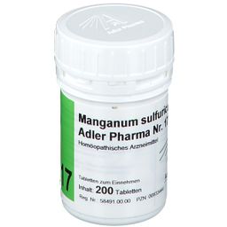 Adler Pharma Manganum sulfuricum D12 Biochemie nach Dr. Schüßler Nr. 17