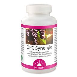 Dr. Jacob's OPC Synergie Traubenkernextrakt + Grüner Tee + Vitamin C aus Acerola