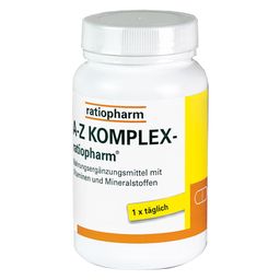 A-Z Komplex ratiopharm - mit 23 Vitaminen & Mineralstoffen