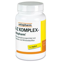 A-Z Komplex ratiopharm - mit 23 Vitaminen & Mineralstoffen