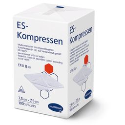 ES-Kompressen unsteril 8fach 7,5 x 7,5 cm