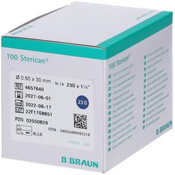 Sterican® Standardkanüle Gr. 14 G23 x 1 1/4 Zoll 0,60 x 30 mm blau