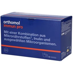 Orthomol Immun pro - für eine intakte Darmflora - Inulin, Mikronährstoffe und ausgewählte Mikroorganismen - Granulat/Kapseln